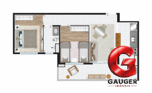 Apartamento, 2 quartos, 57 m² - Foto 6